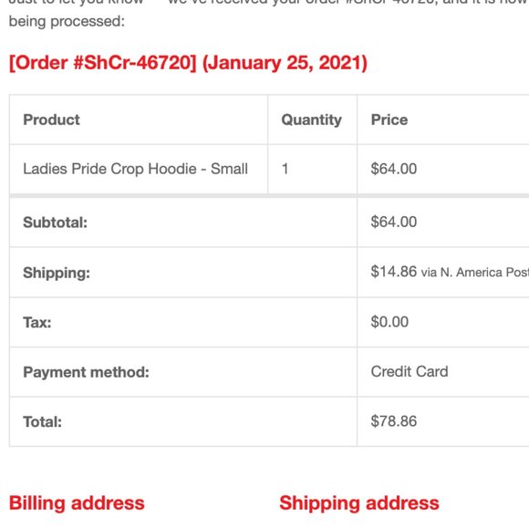 schitt's creek ladies pride cropped hoodie - Picture 4 of 5